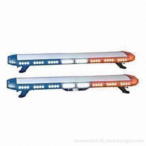Low Profile LED Lightbar with Police Warning Light and 1200mm Length, Various Colors are Available